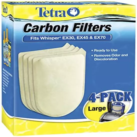 Tetra Carbon Filters, for Aquariums, Fits Whisper EX Filters