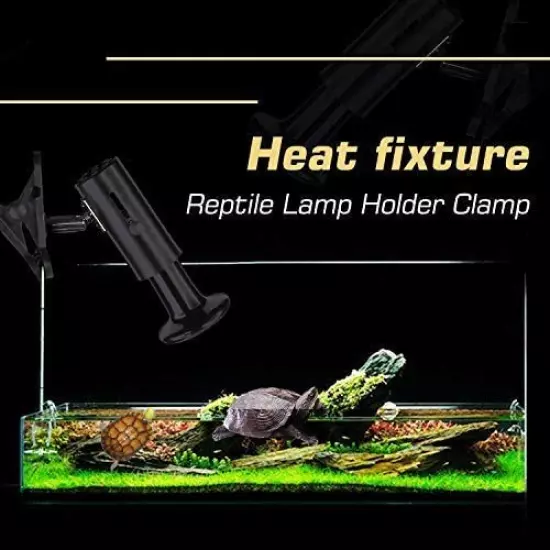 WUHOSTAM 2 Pack 100W Infrared Ceramic Heat Lamp, Black Reptile Emitter Bulb, Pet Heater For Aquarium And Terraium, Chicken Coop, Lizard, Turtle, Brooder, Snake, No Harm No Light, ETL Listed