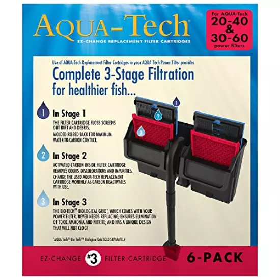 Aqua-Tech EZ-Change Aquarium Filter Cartridge