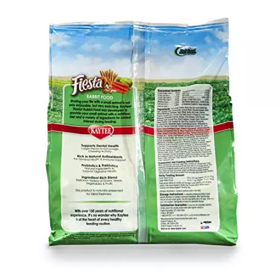 Kaytee Fiesta Rabbit Food, 3.5 Lb