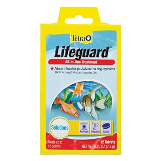 Tetra Lifeguard All-In-One Treatment for Aquariums, 12-Count