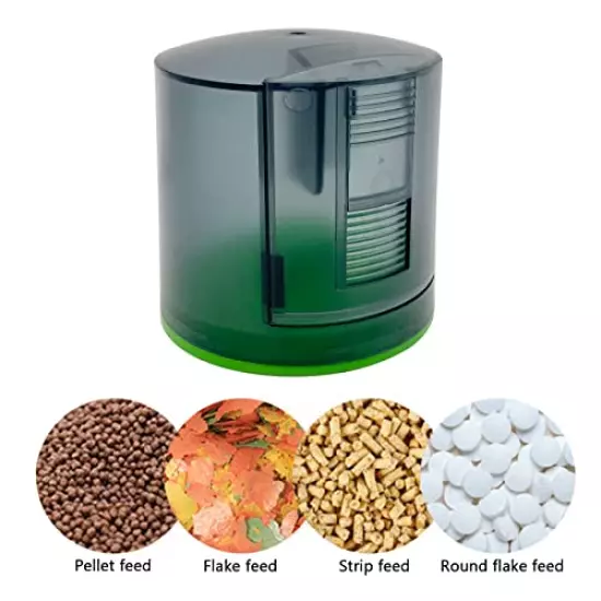 Smart Aquarium Mini Automatic Fish Feeder Vacation Auto Fish Tank Feeders with Timer Pet Feeding Dispenser LCD Fish Feeder Tool