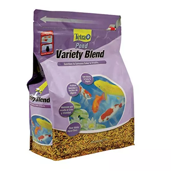 TetraPond Variety Blend Fish Food to Enhance Color and Vitality