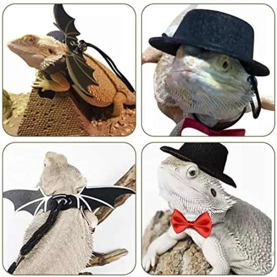 OTTON Bearded Dragon Carrier with Adjustable ShoulderStraps, Bearded Dragon Sling for Portability, Bearded Dragon Ornament ,Suitable for Bearded Dragon to RestSafely Outdoors