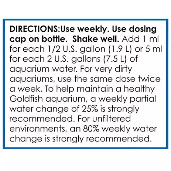 API Goldfish Products: Water Conditioner to Make tap Water Safe When Adding or Changing Water and When Adding New Fish, Aquarium Cleaner to use Weekly to Consume Sludge to Help Keep Gravel Clean