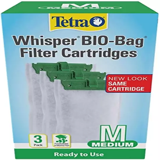 Tetra Whisper Bio-Bag Filter Cartridges for Aquariums - Ready to Use