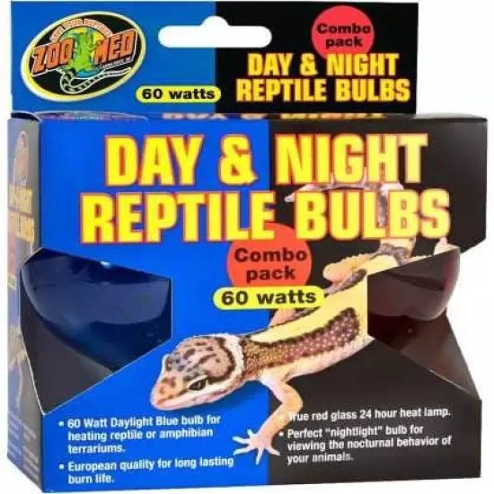 Zoo Med Day & Night Reptile Bulb Combo Pack