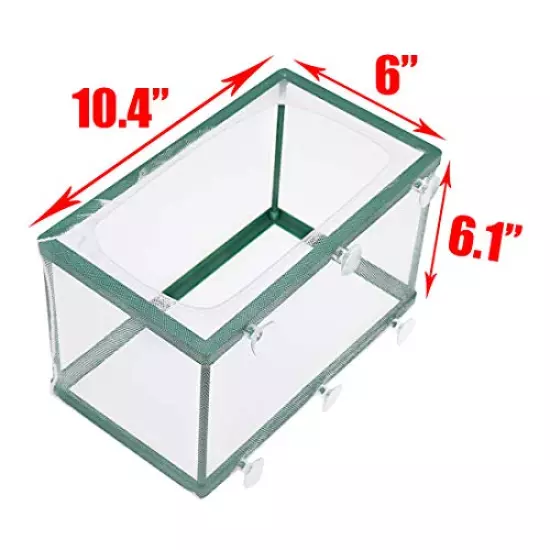 Xiaoyztan Aquarium Mesh Hatchery Breeder Plastic Frame Fish Tank Separation Breeding Net