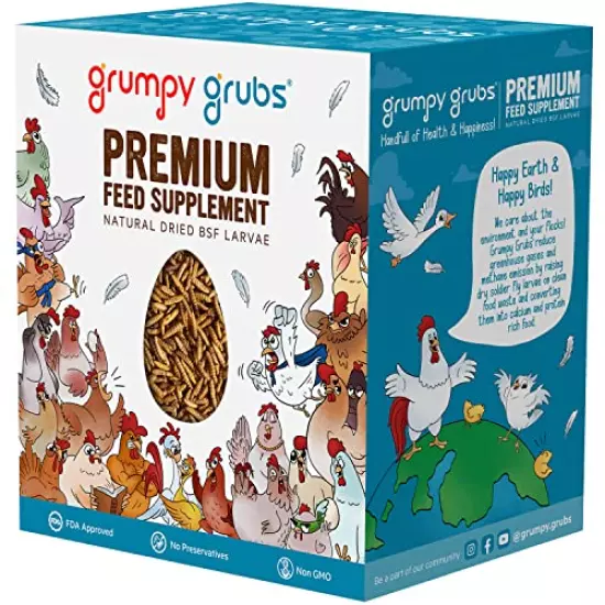 Grumpy Grubs Premium BSF Larvae Treats