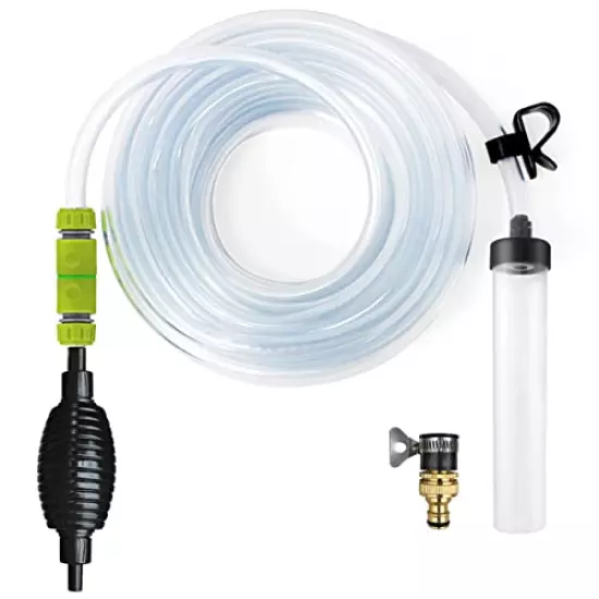 Laifoo 50ft Aquarium Water Changer Siphon Cleaner Fish Tank Gravel & Sand Cleaning Tools