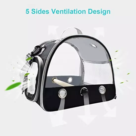 Wildox Bird Carrier Travel Cage Parrot,Portable Pet Bird Parrot