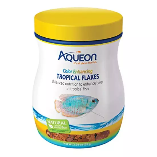 Aqueon Tropical Color Enhancing Flakes