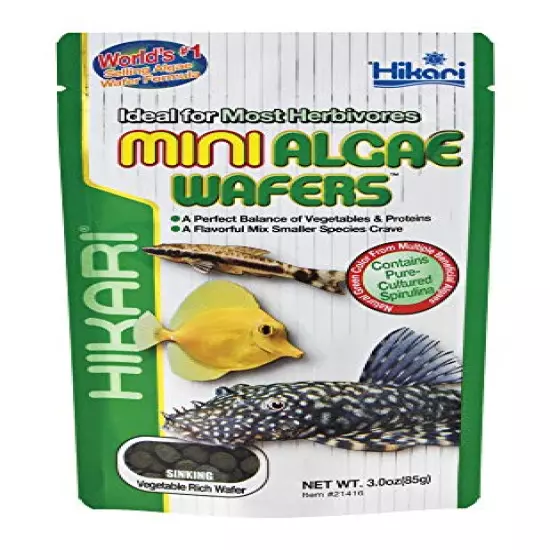 Hikari Tropical Mini Algae Wafers Fish Food