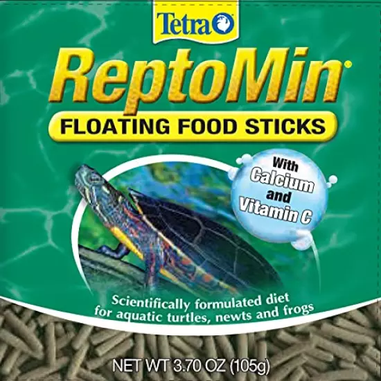 Tetra ReptoMin Floating Food Sticks for Aquatic Turtles, Newts and Frogs