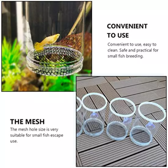 balacoo Net Breeding Box Aquarium Fish Hatchery Isolation Net Aquarium Fish Breeder Tank Isolation Hatching Net Fish Hatchery Breeder Box Aquarium Separation Net