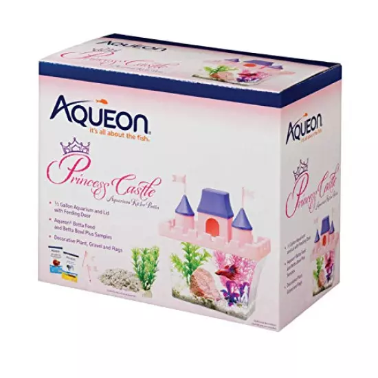 Aqueon Princess Castle Aquarium Kit 1/2 Gallon