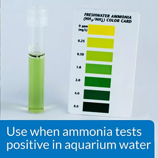 API AMMO-LOCK Ammonia detoxifier, Detoxifies ammonia toxic to fish in aquarium water and tap water, Use when ammonia is detected