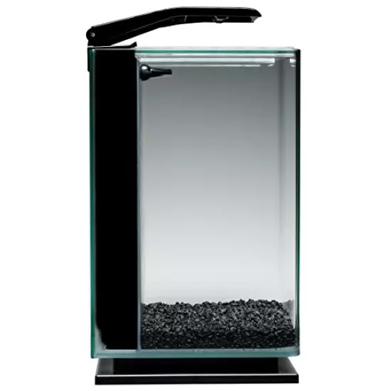 Marineland Portrait Glass LED Aquarium Kit, 5 Gallons, Hidden Filtration