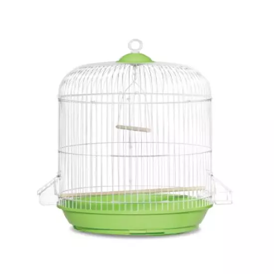 Prevue Hendryx SP31999G Classic Round Bird Cage, Green,1/2"