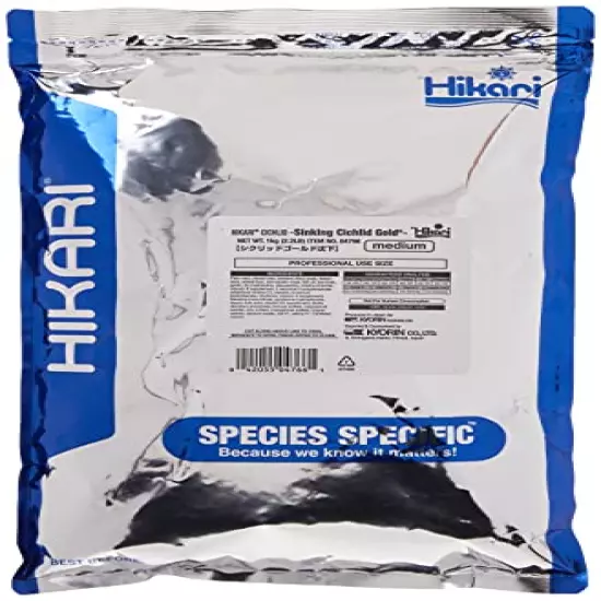 Hikari Sinking Cichlid Gold Fish Food, Medium Pellets