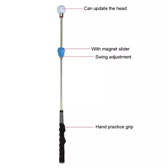 Sound Indicator, NEW Golf Swing Training Aids Stick for Power Strength Practice