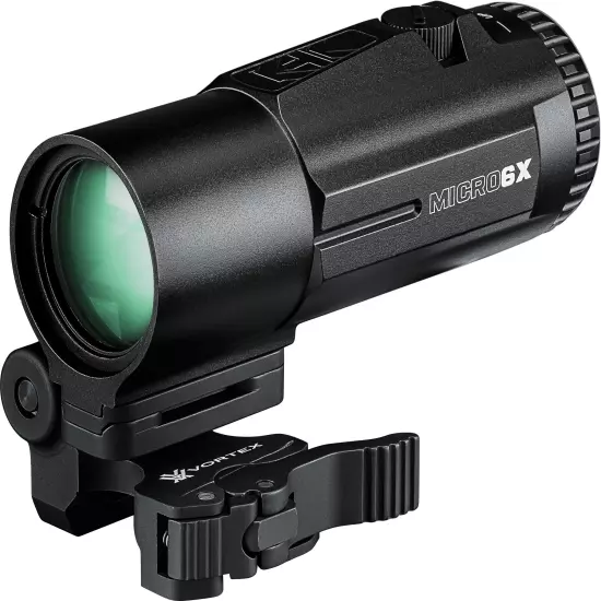 Vortex Micro 6X Red Dot Sight Magnifier, Black, V6XM