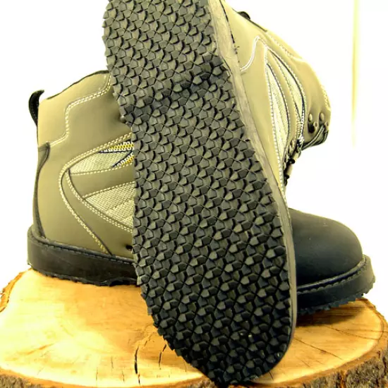 BISON MK1 WADING BOOTS IN STUDDED FELT SOLE OR RUBBER SOLE