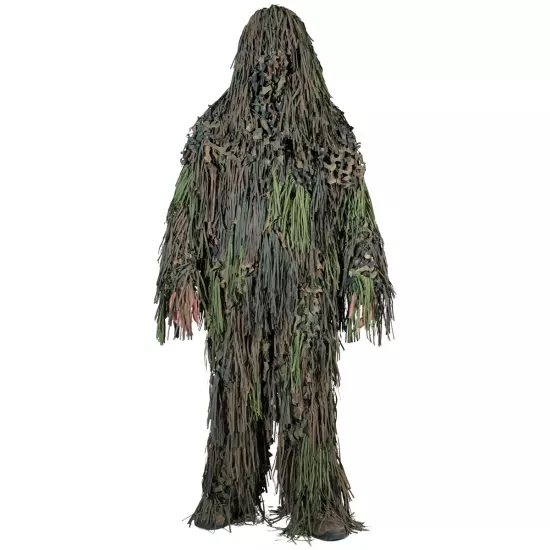 Ghillie Suit Jackal 3-D Camo Paintball Airsoft Hunting Woodland Camouflage M-XXL