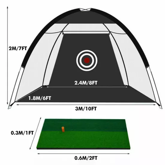 New Voice Caddie Golf Swing Caddie Net & Mat