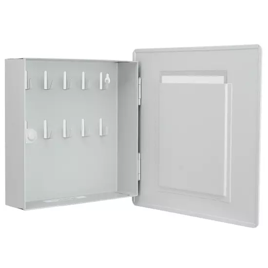 BARSKA 4 X 6 Picture Wall Mount Frame Cabinet w/ 10 Rods Key Holder, CB13060