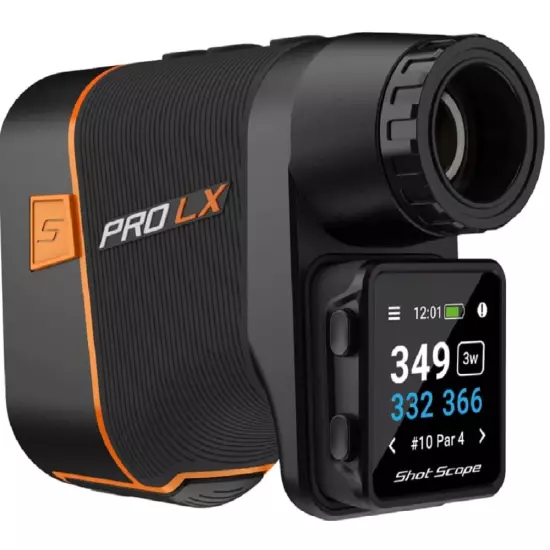 NEW 2022 Shot Scope Pro LX+ Golf GPS & Laser Rangefinder - Choose Color