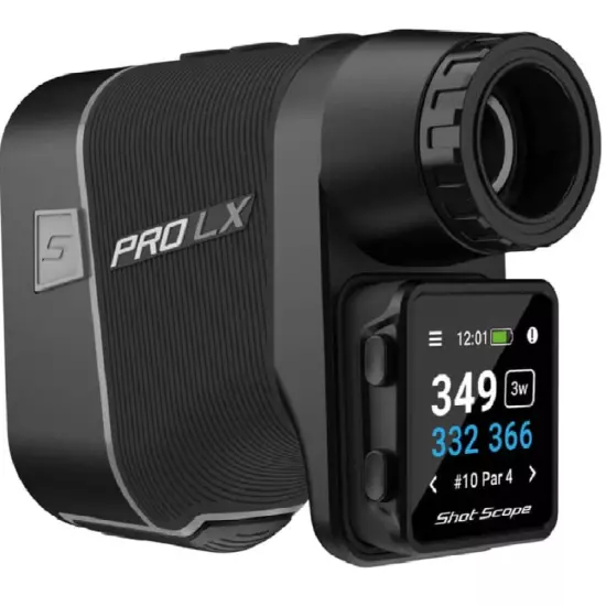 NEW 2022 Shot Scope Pro LX+ Golf GPS & Laser Rangefinder - Choose Color