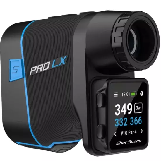 NEW 2022 Shot Scope Pro LX+ Golf GPS & Laser Rangefinder - Choose Color