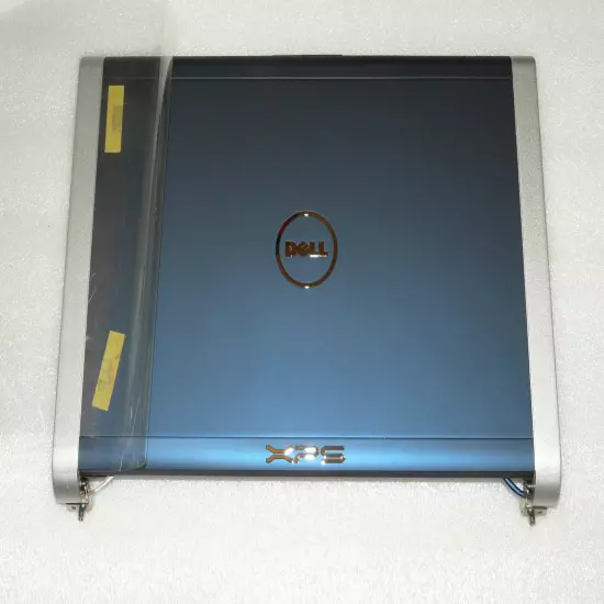 NEW GENUINE DELL XPS M1530 LCD LID COVER BLUE HINGES WIRES X617H 0X617H