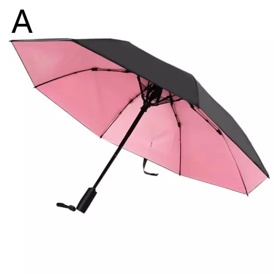 Rechargeable Folding Umbrella with Fan Summer Sunny Umbrella Nice