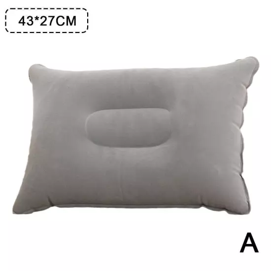 Air-Pillow Inflatable Cushions Portable Head Rest Compacts Travel Camping BEST