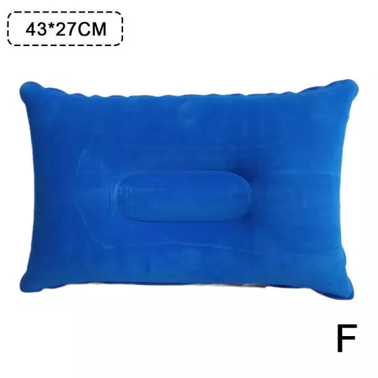 Air-Pillow Inflatable Cushions Portable Head Rest Compacts Camping Travel O-US