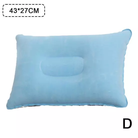 Air-Pillow Inflatable Cushions Portable Head Rest Compacts Travel Camping BEST