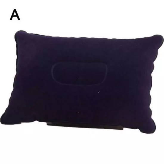 Inflatable Camping Pillow Blow Up Festival Outdoors Accessory Cushion