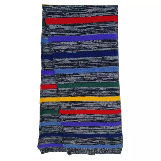 Paul Smith Multicolor Striped Wool Knit Scarf