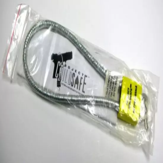 NEW - PROJECT CHILD SAFE CABLE GUN RIFLE LOCK WITH 2 KEYS AND INSTRUCTION