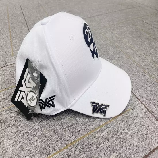 PXG Darkness Skull 26 Hat Golf Baseball Cap Black/White Adjustable US Shipping