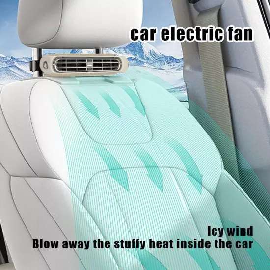 Portable Car Headrest CoolingFan Front Rear Seat Fan Type