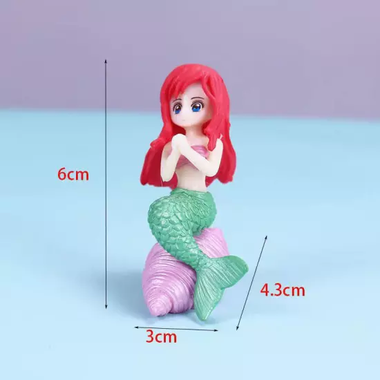 Aquarium Ornament Mermaid Resin Ornament Creative Cartoon Aquarium Decoration Sn