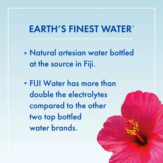 FIJI Natural Artesian Water, 16.9 fl. oz. (Pack of 6 Bottles)