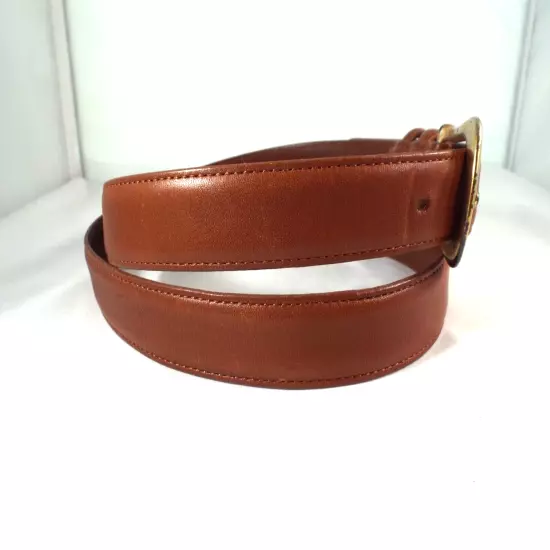 GUC VTG Coach #5900 British Tan English Bridle Leather 1" Belt Sz 40 Made USA