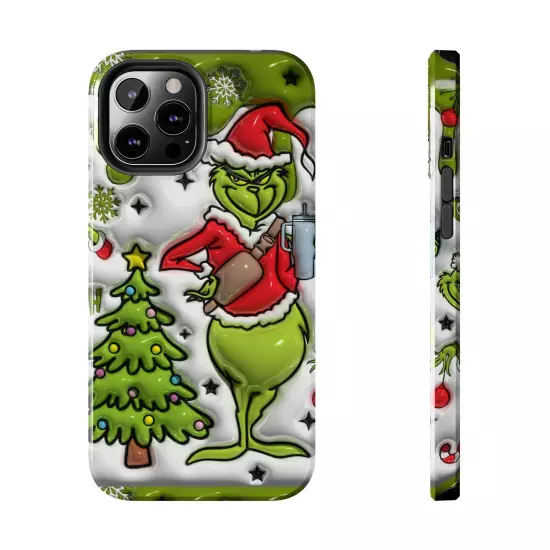 Grinch Tough Phone Cases Samsung S20 S21 S22 S23 Iphone 15 14 13 12 11