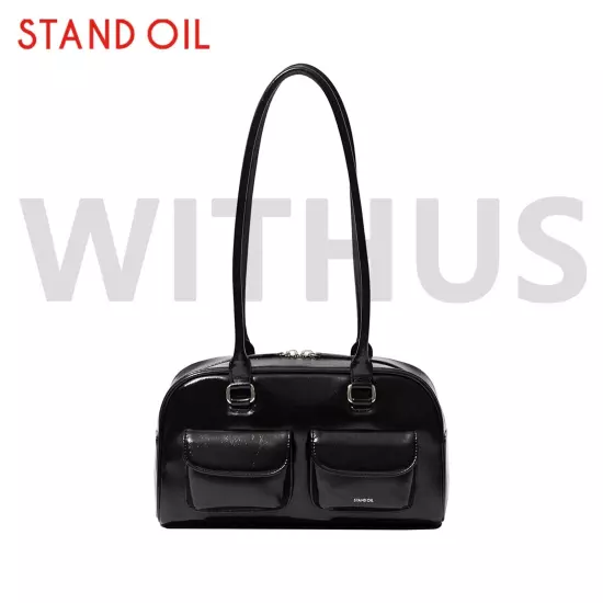 STAND OIL Chubby bag Black Women's Shoulder Bag - Tracking