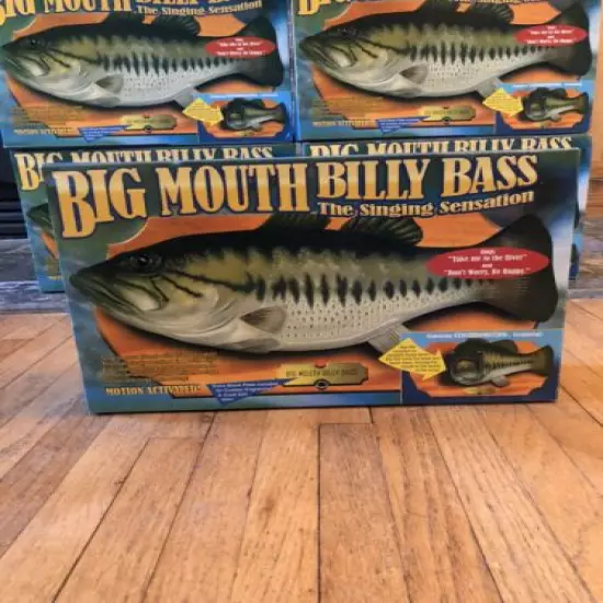 1999 Gemmy Big Mouth Billy Bass the singing sensation! - NIB!! - singing fish