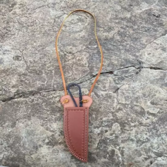 camp knife With Neck Sheath